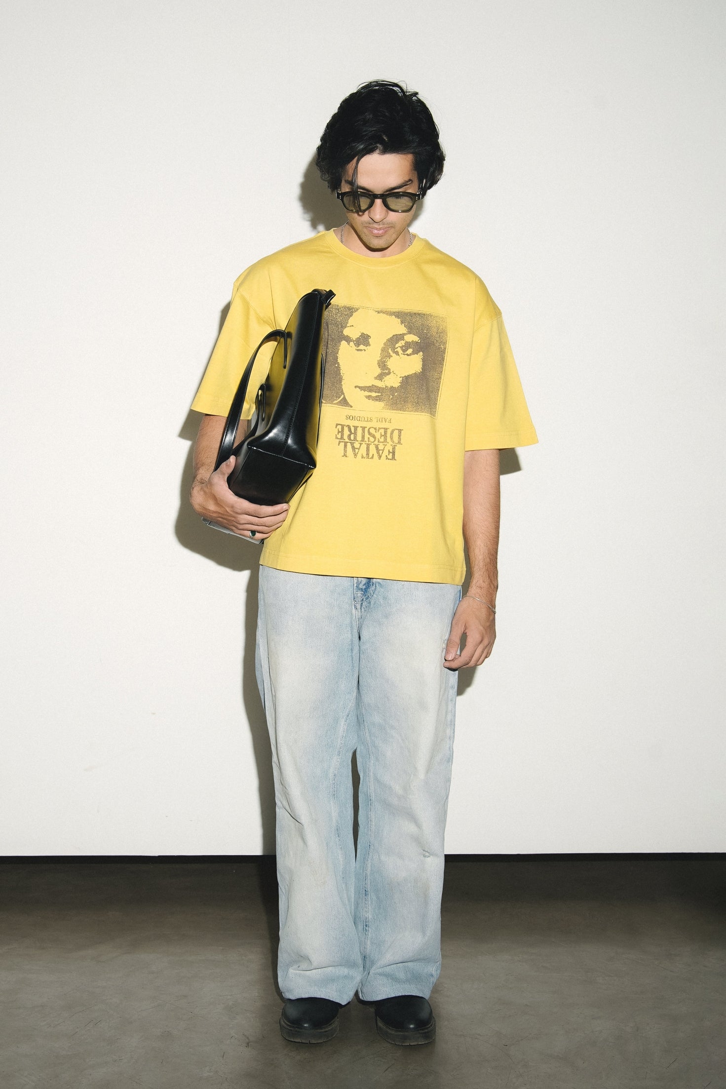 Desire Noir tee - Yellow