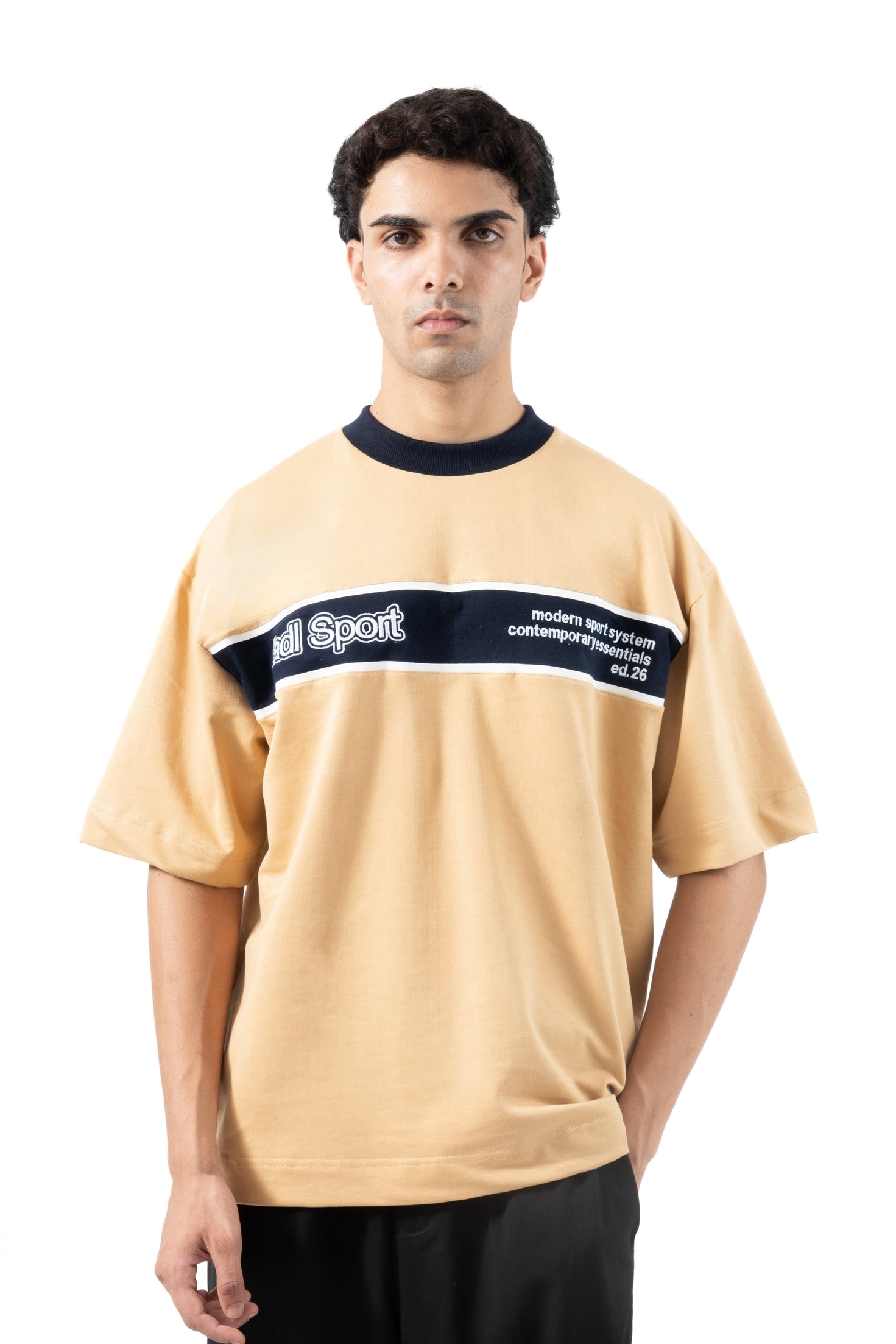 Sport Panel Tee - SAND
