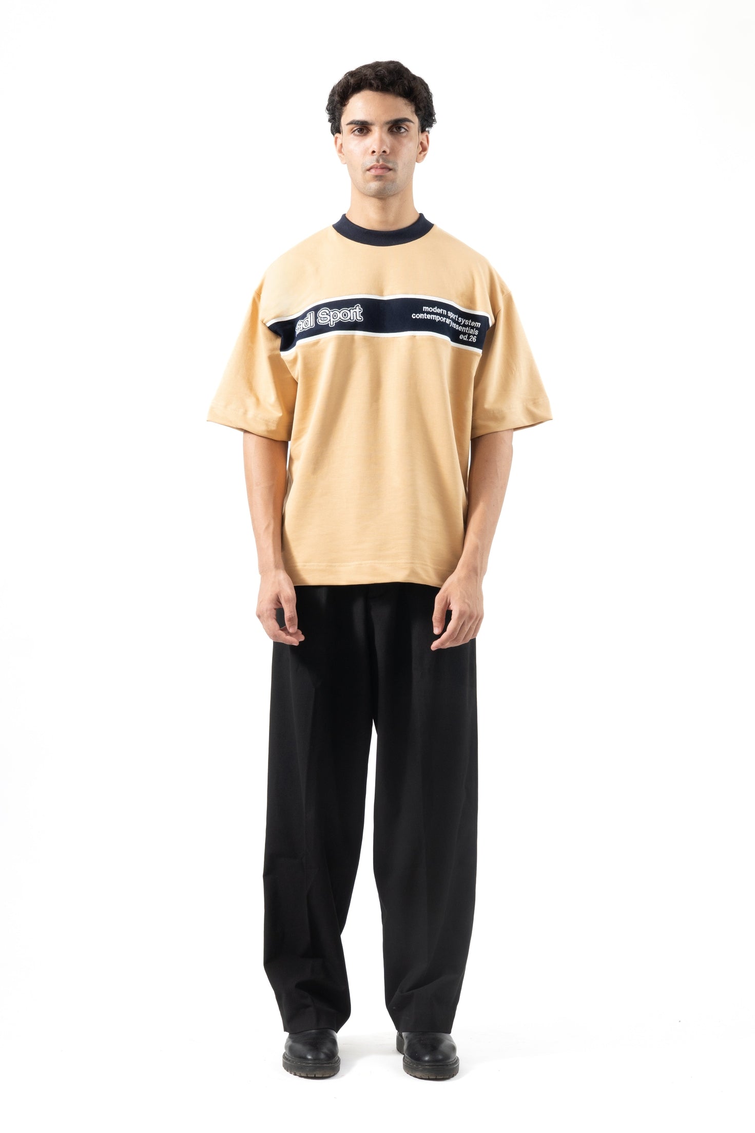 Sport Panel Tee - SAND