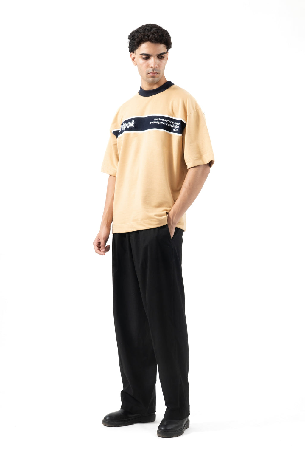 Sport Panel Tee - SAND
