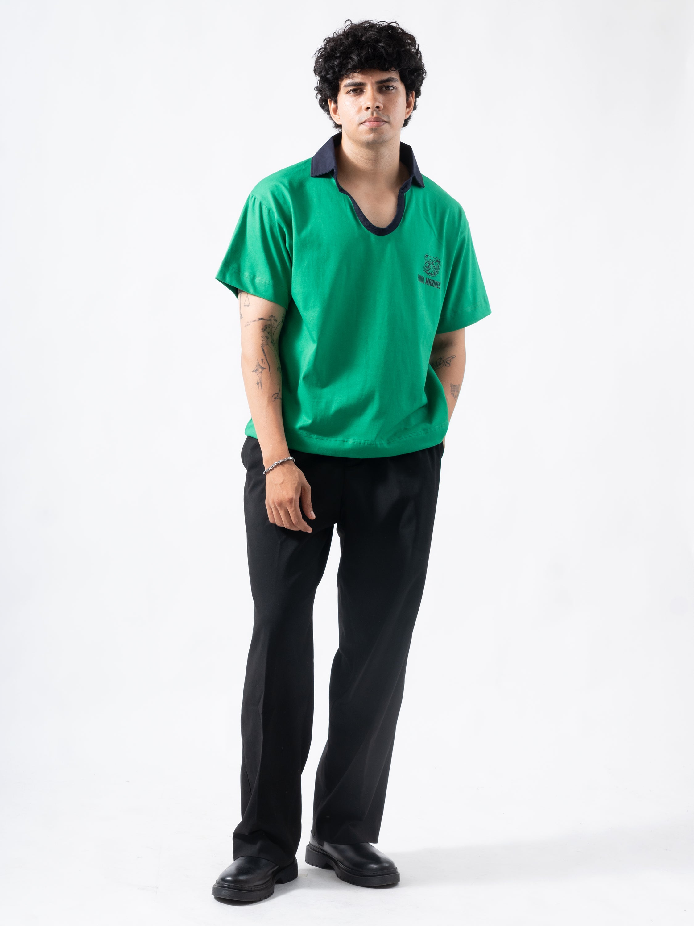 Marines Rugby Tee - GREEN