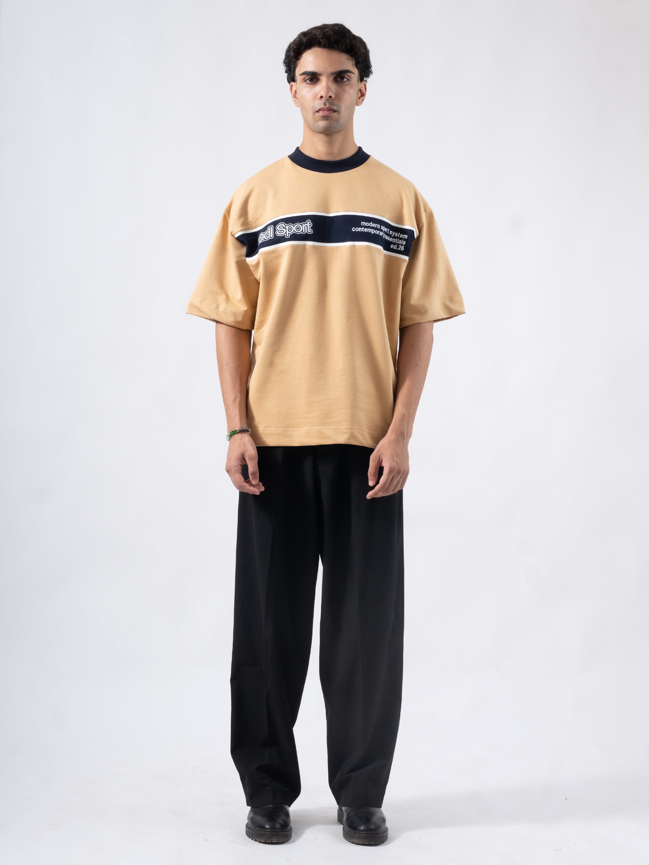 Sport Panel Tee - SAND