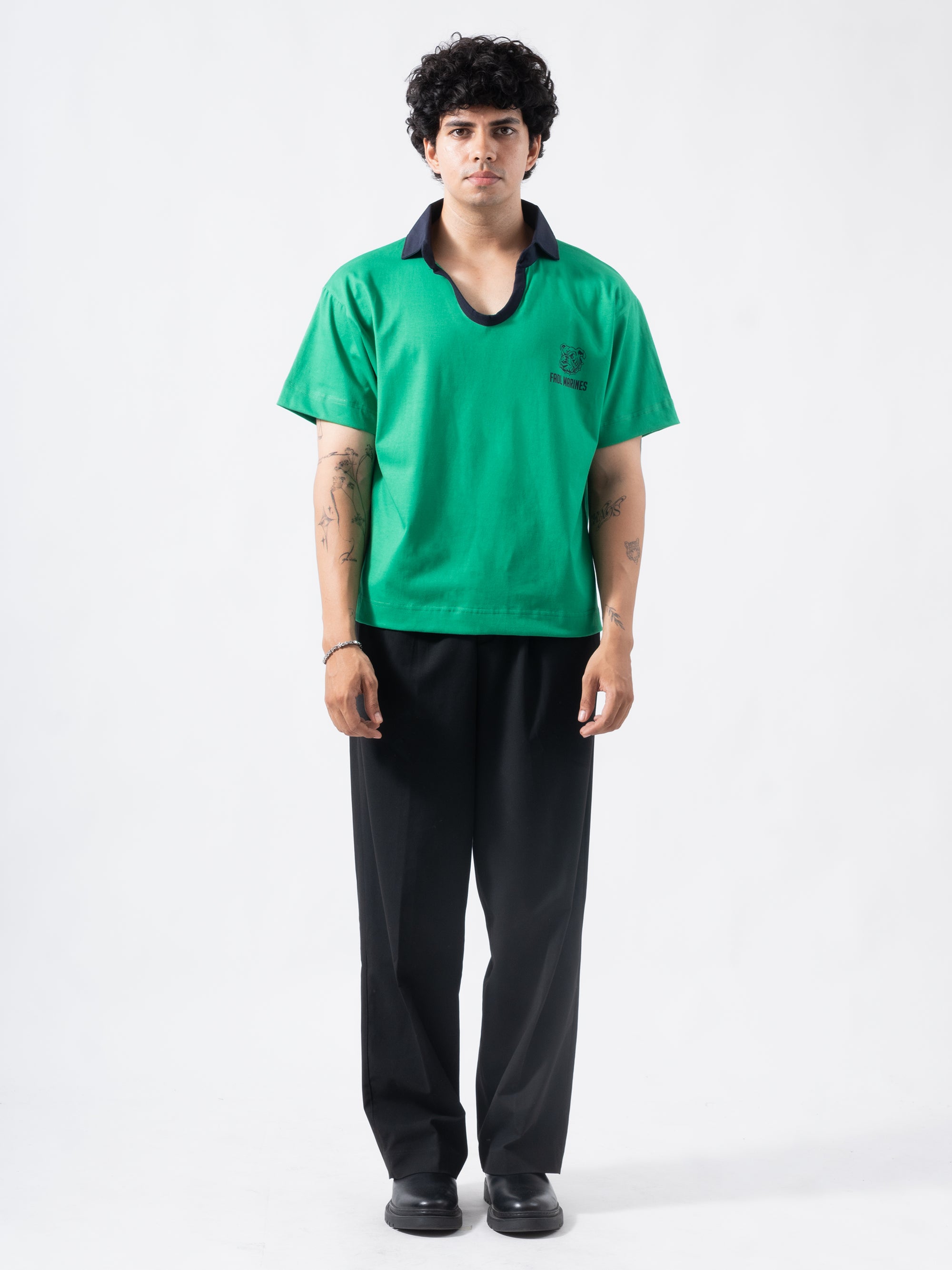 Marines Rugby Tee - GREEN