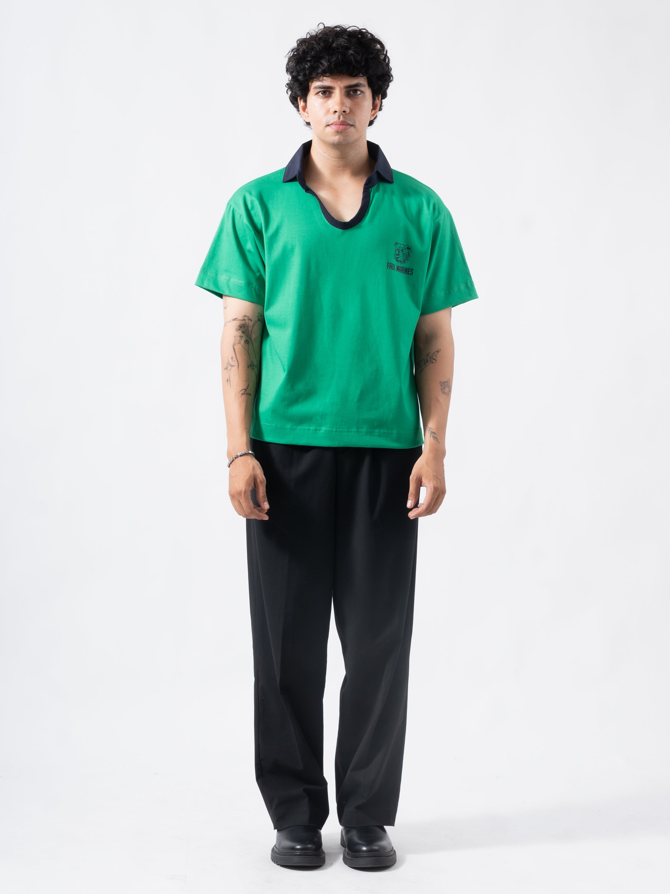 Marines Rugby Tee - GREEN