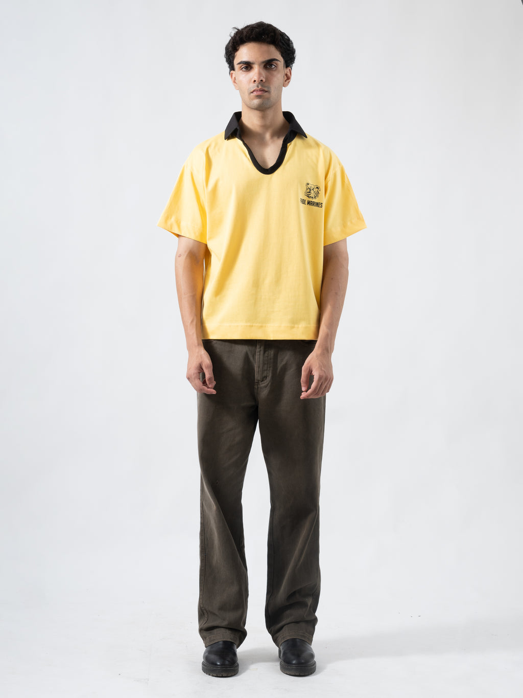 Marines Rugby Tee - Yellow