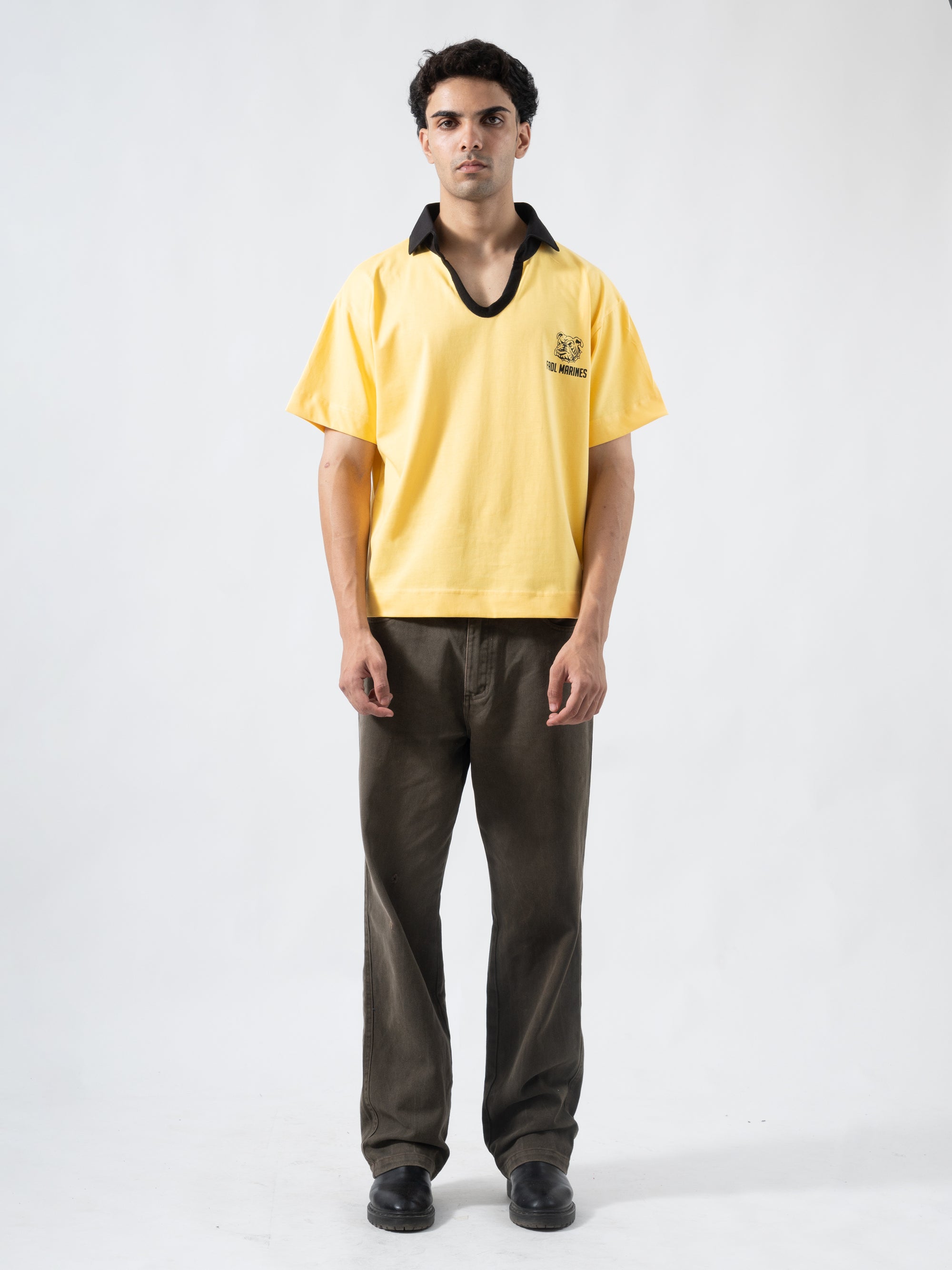 Marines Rugby Tee - Yellow