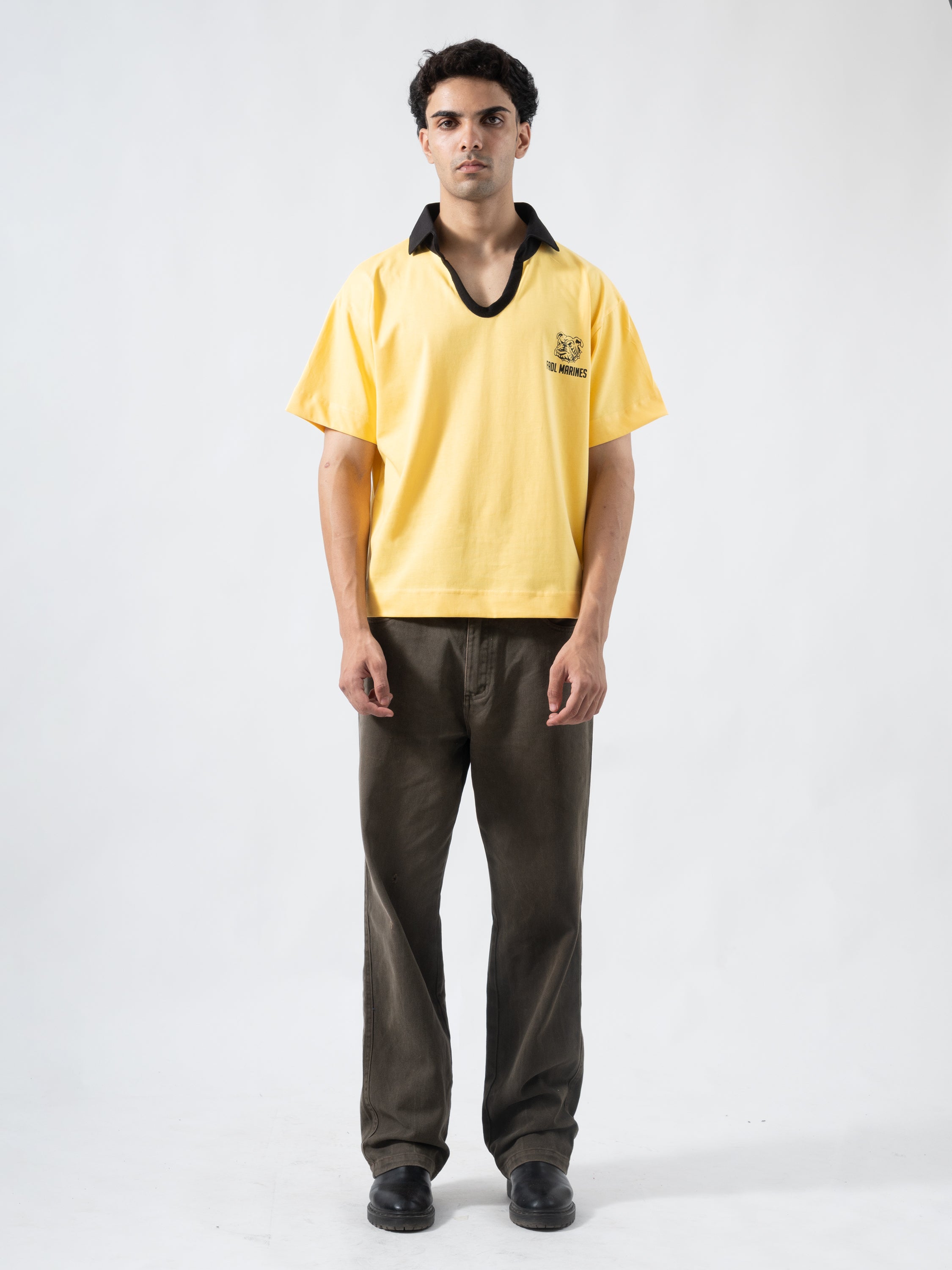 Marines Rugby Tee - Yellow