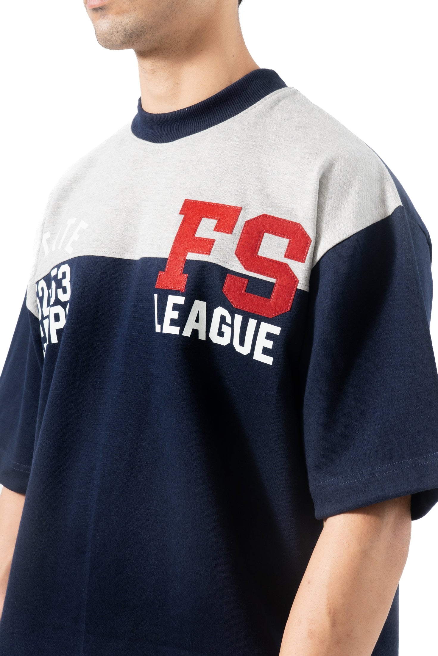 FS League Split Panel Tee - Navy