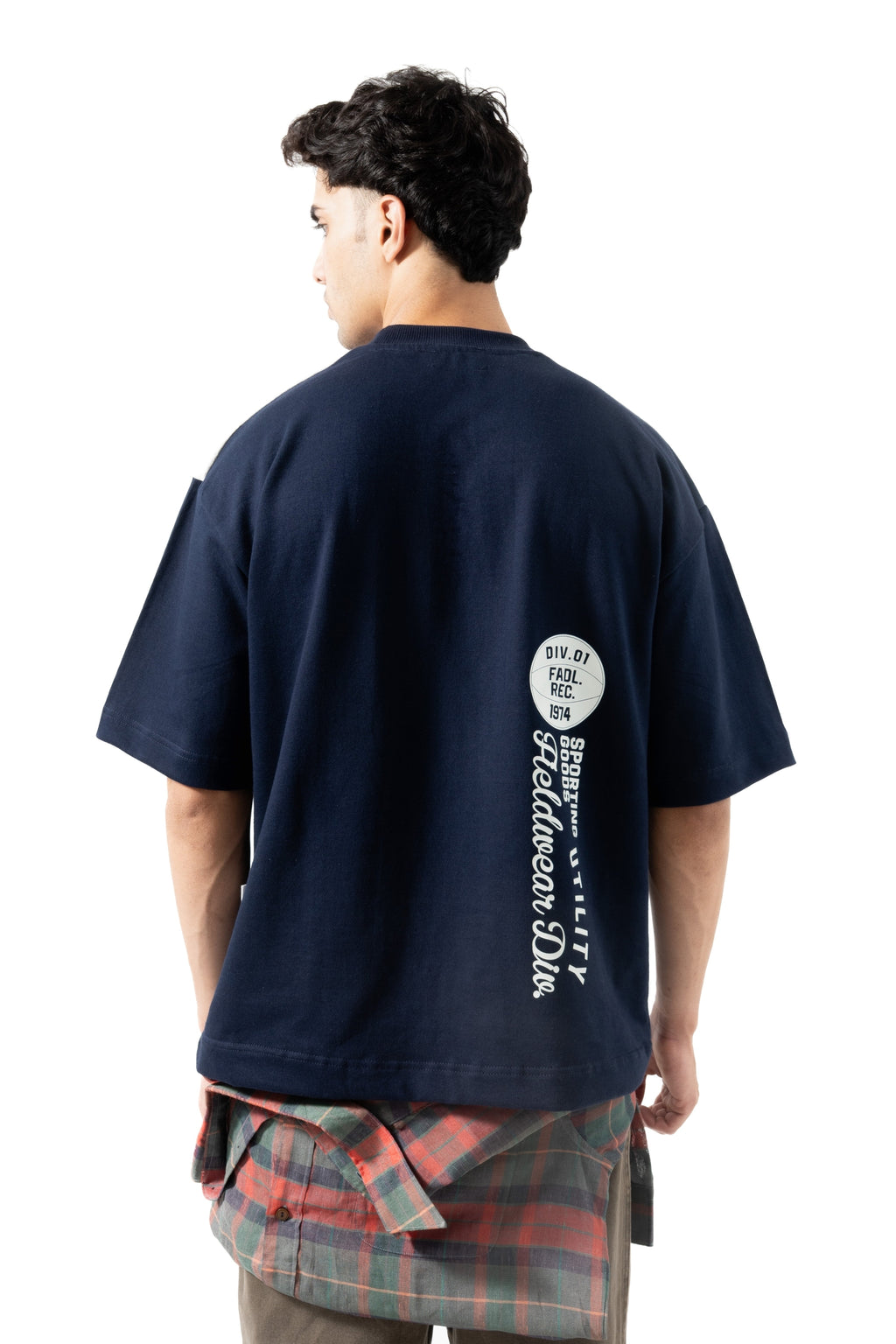 FS League Split Panel Tee - Navy