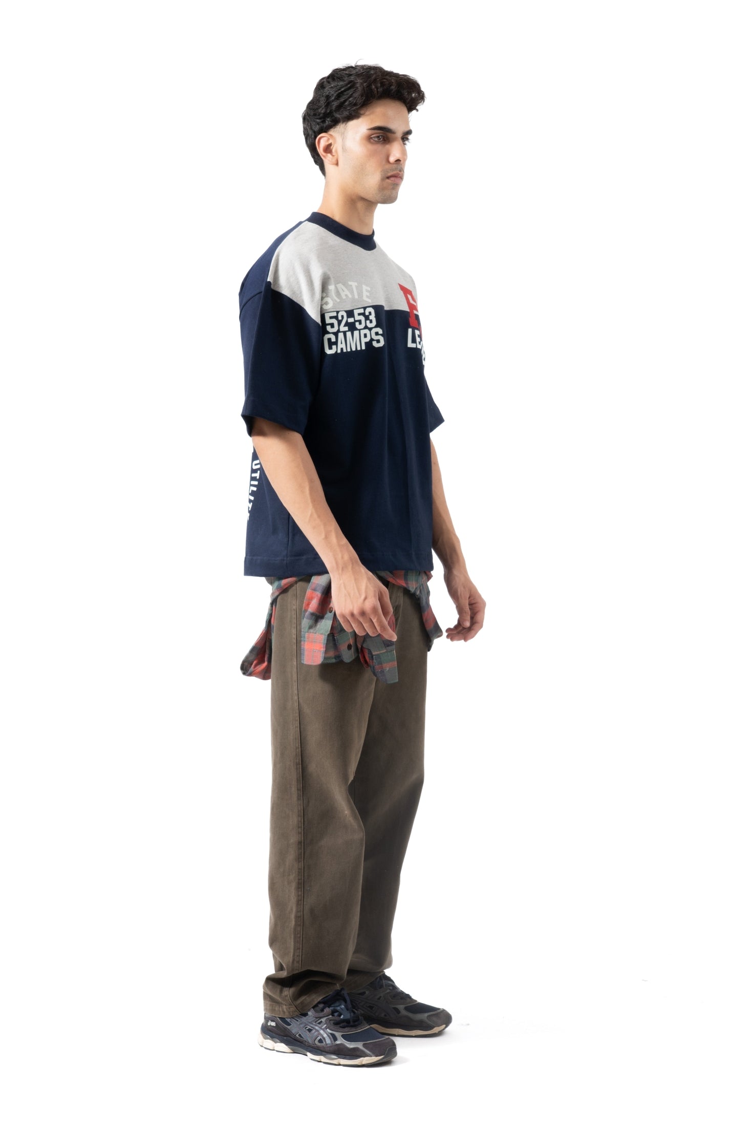 FS League Split Panel Tee - Navy