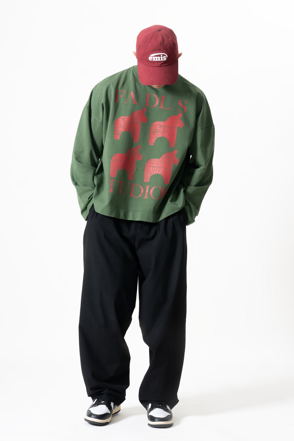 Amulet Long Sleeve- Washed green
