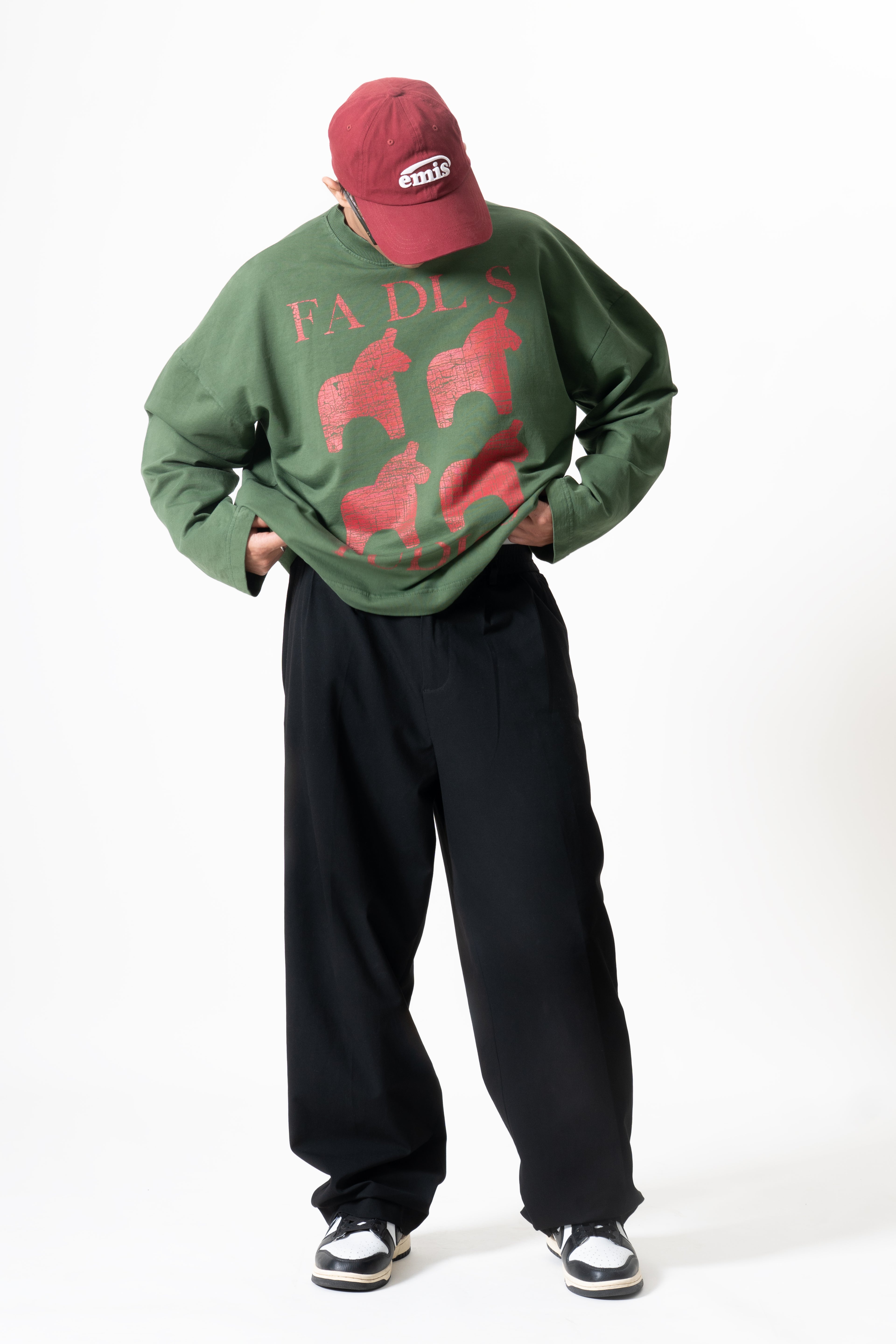 Amulet Long Sleeve- Washed green