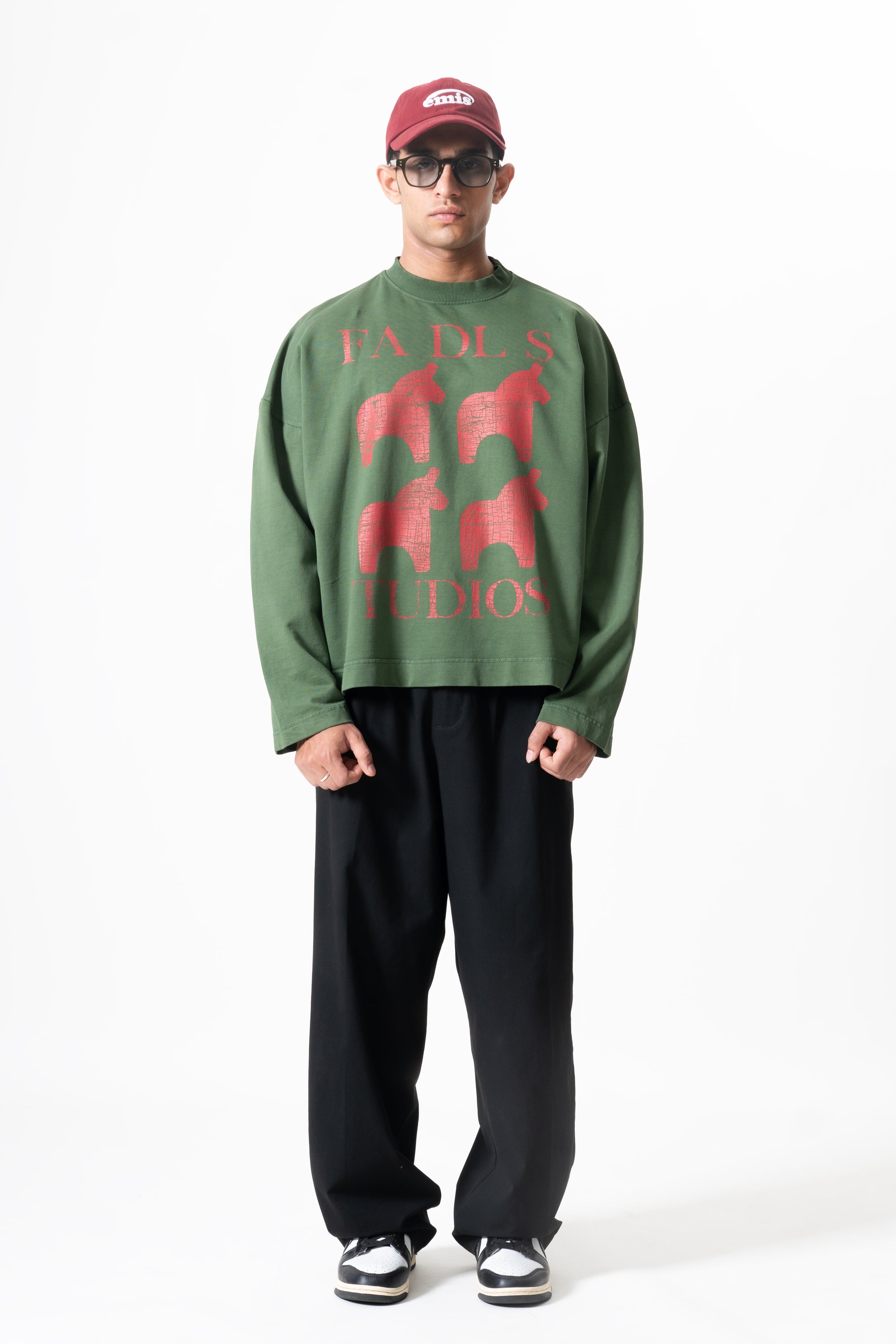Amulet Long Sleeve- Washed green