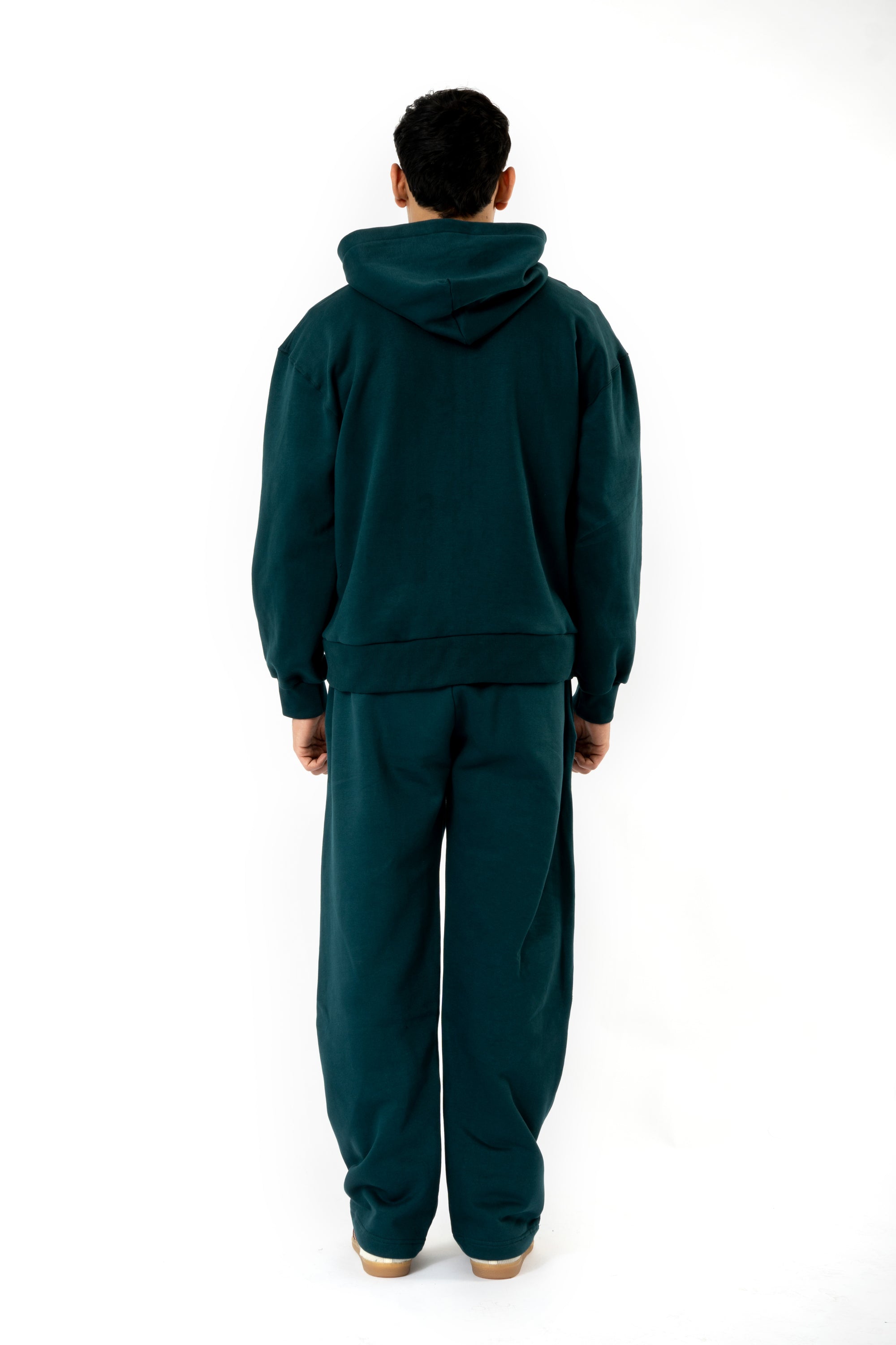 Everyday Zip Hoodie- Pine