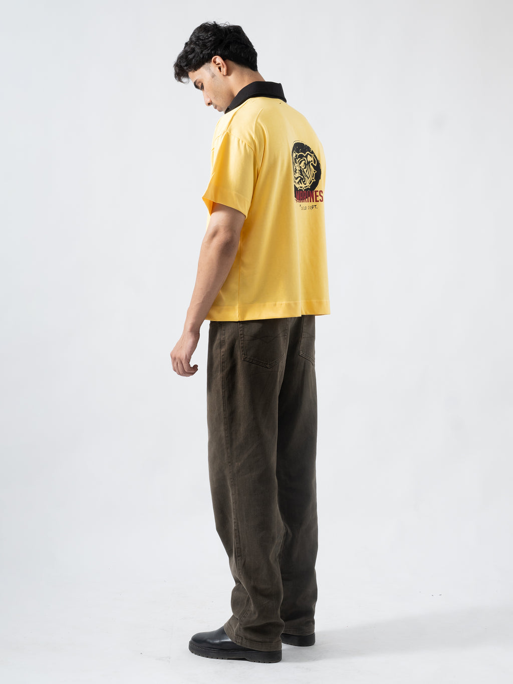 Marines Rugby Tee - Yellow