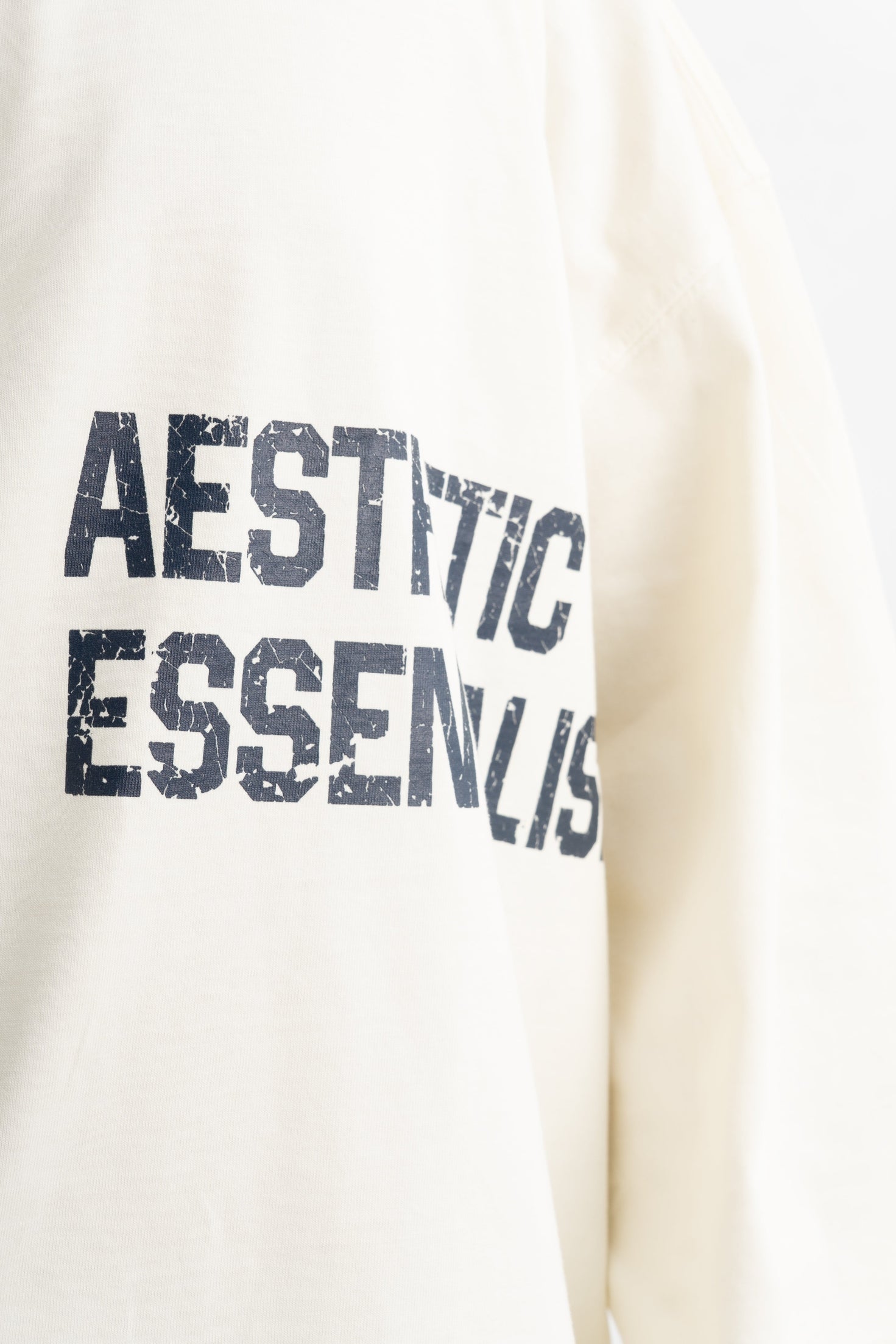 Long Sleeve Crewneck -Ecru
