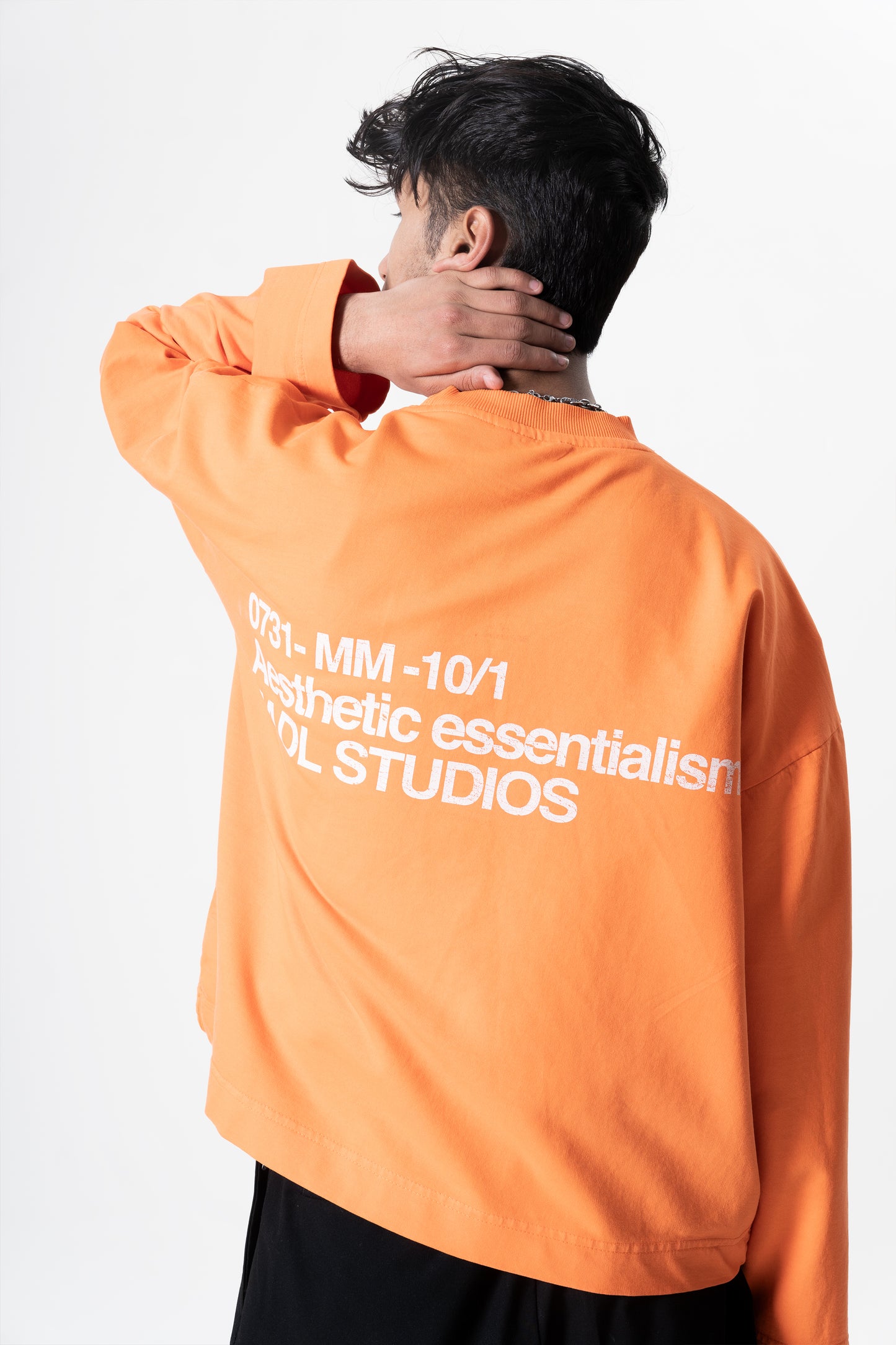 Pulse long sleeve- Washed Orange