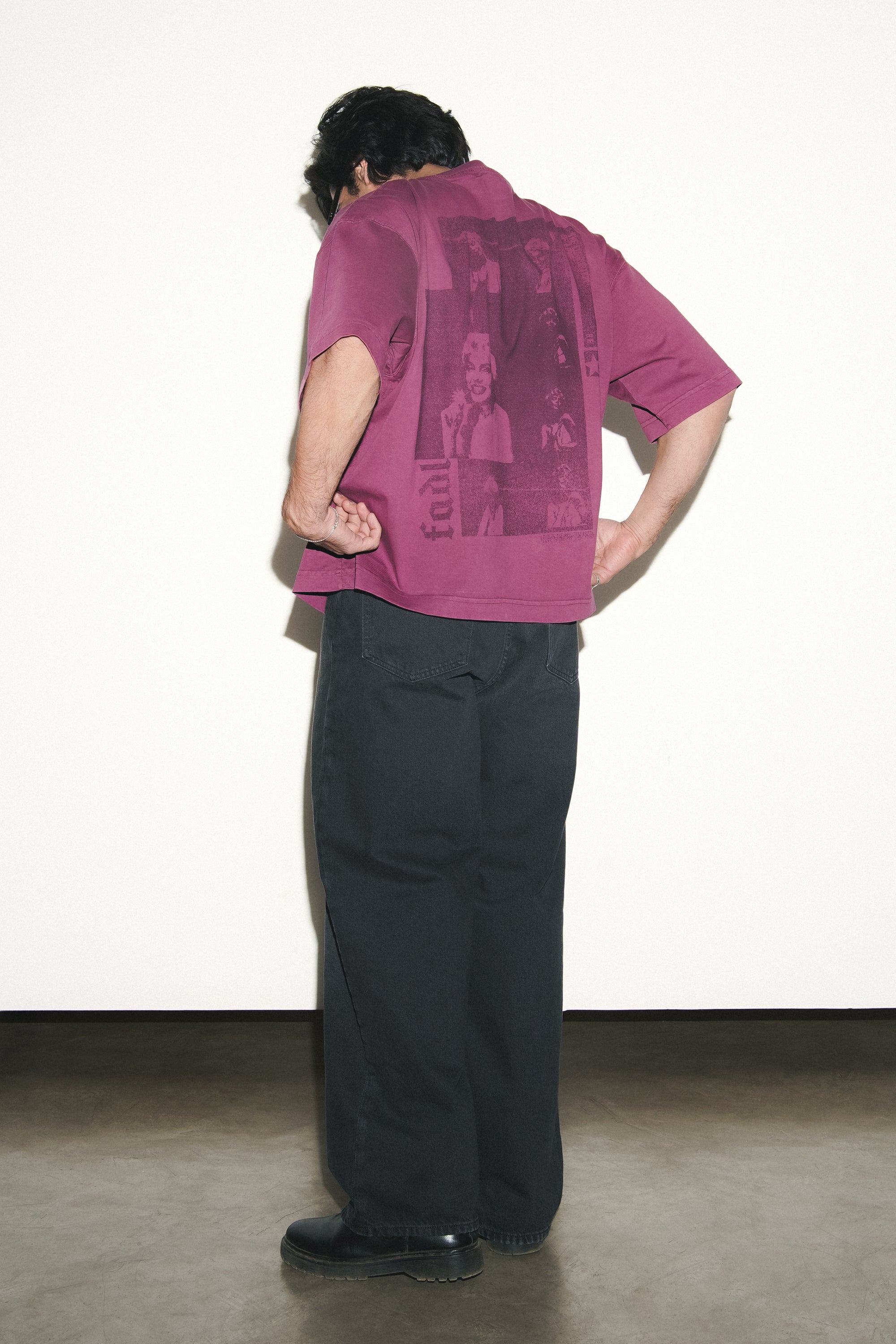 M. AR1 Tee- Red plum