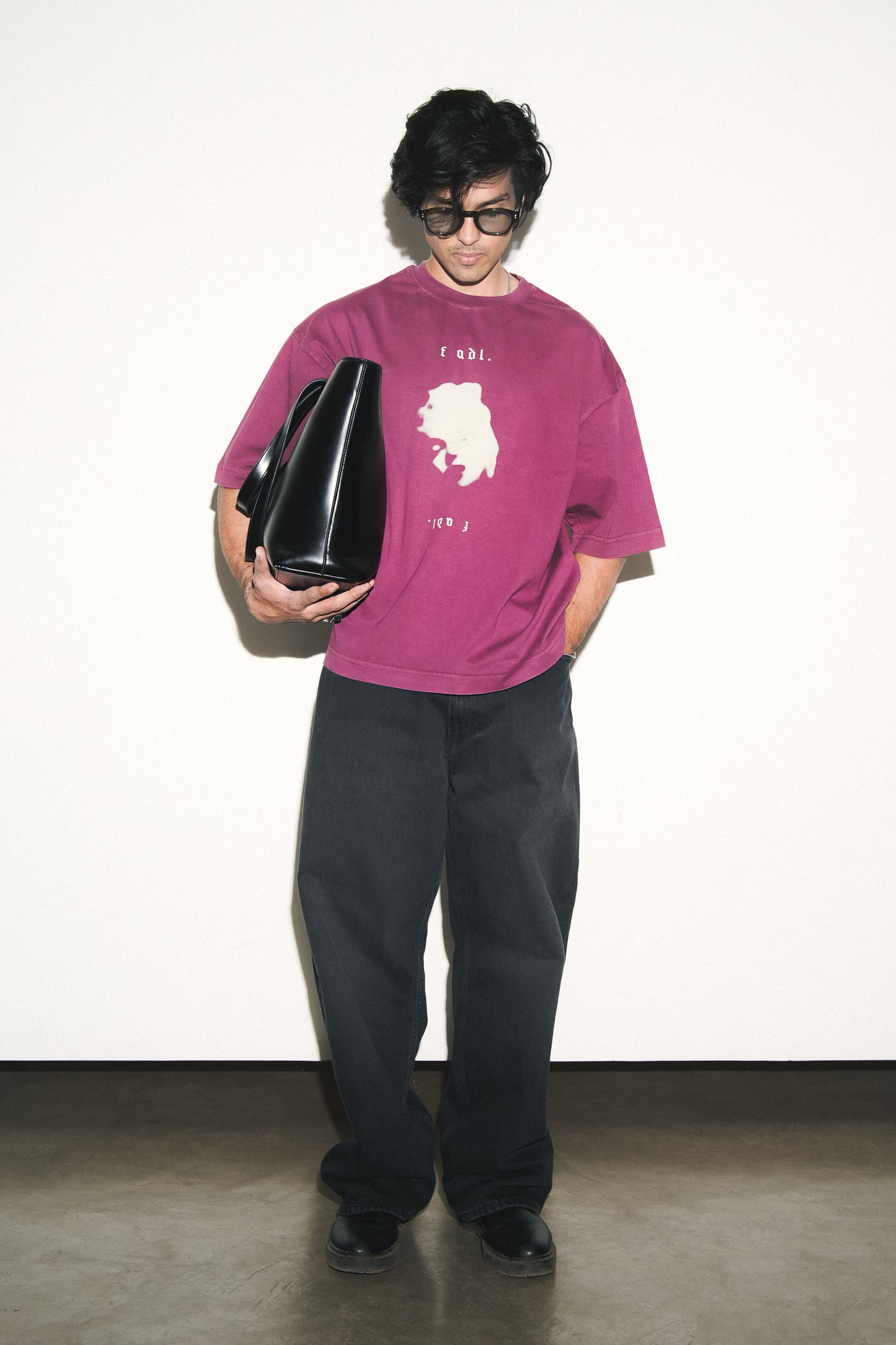 M. AR1 Tee- Red plum