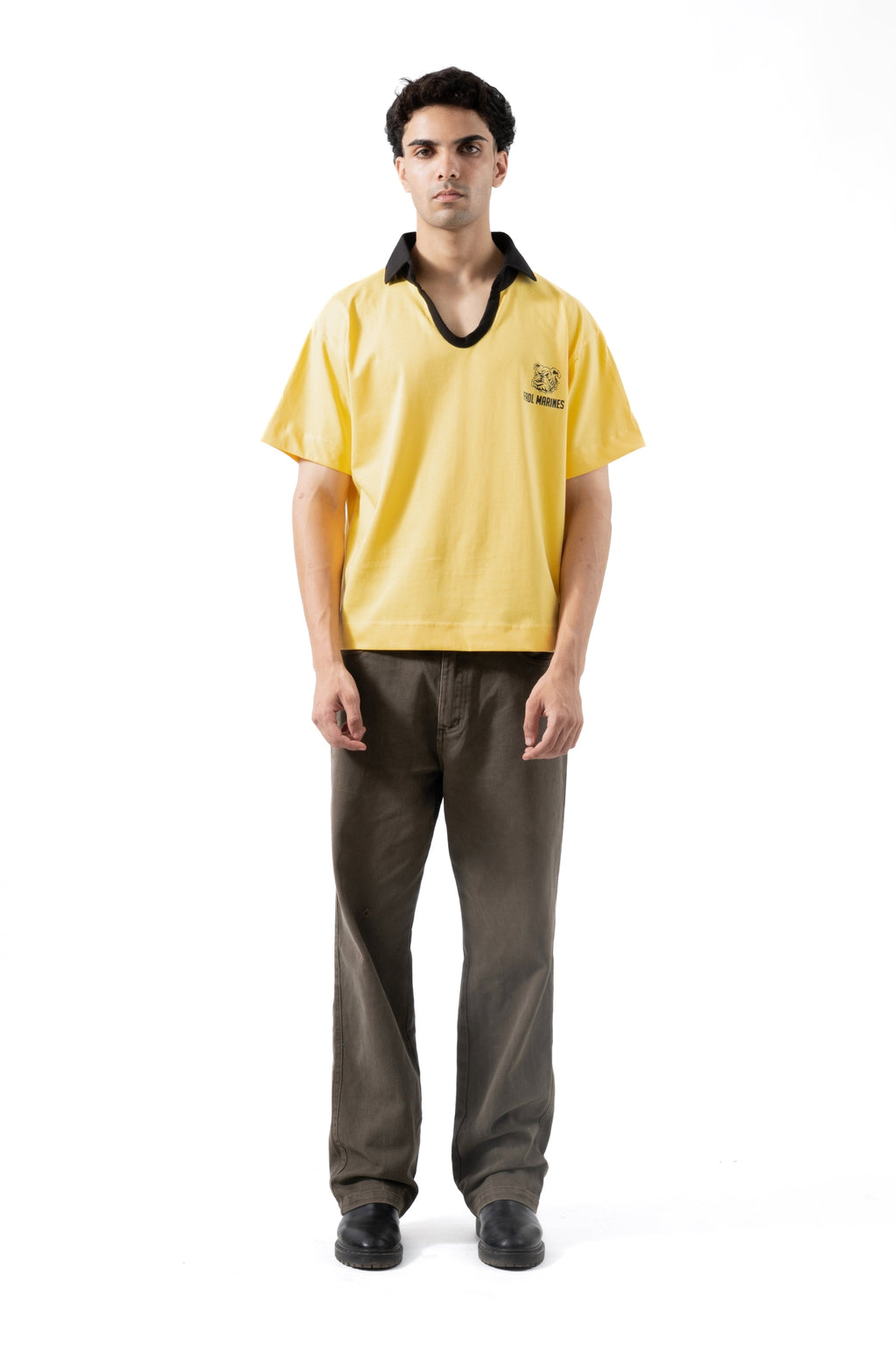 Marines Rugby Tee - Yellow