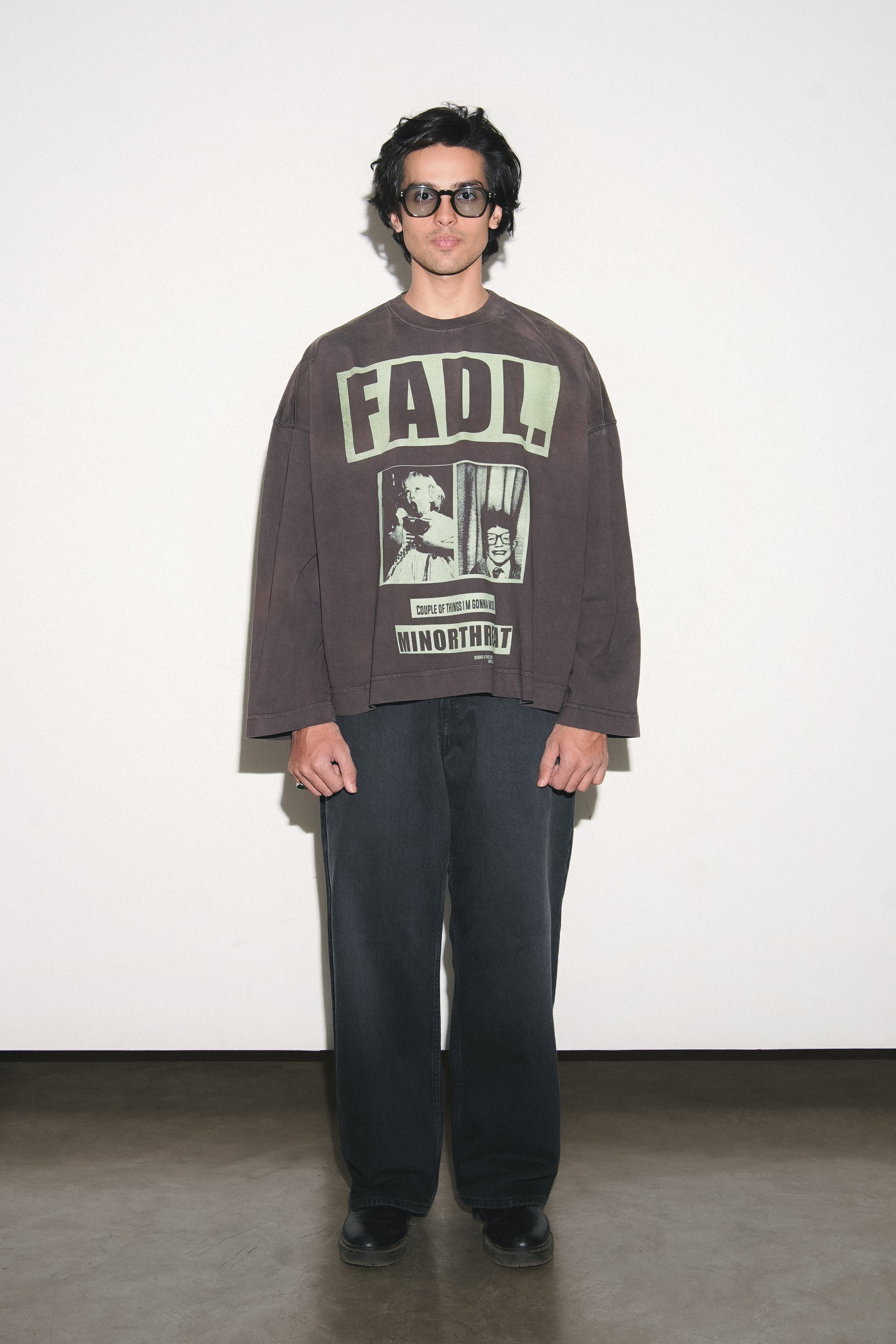 Minor Threat Longsleeve - Washed Mocha