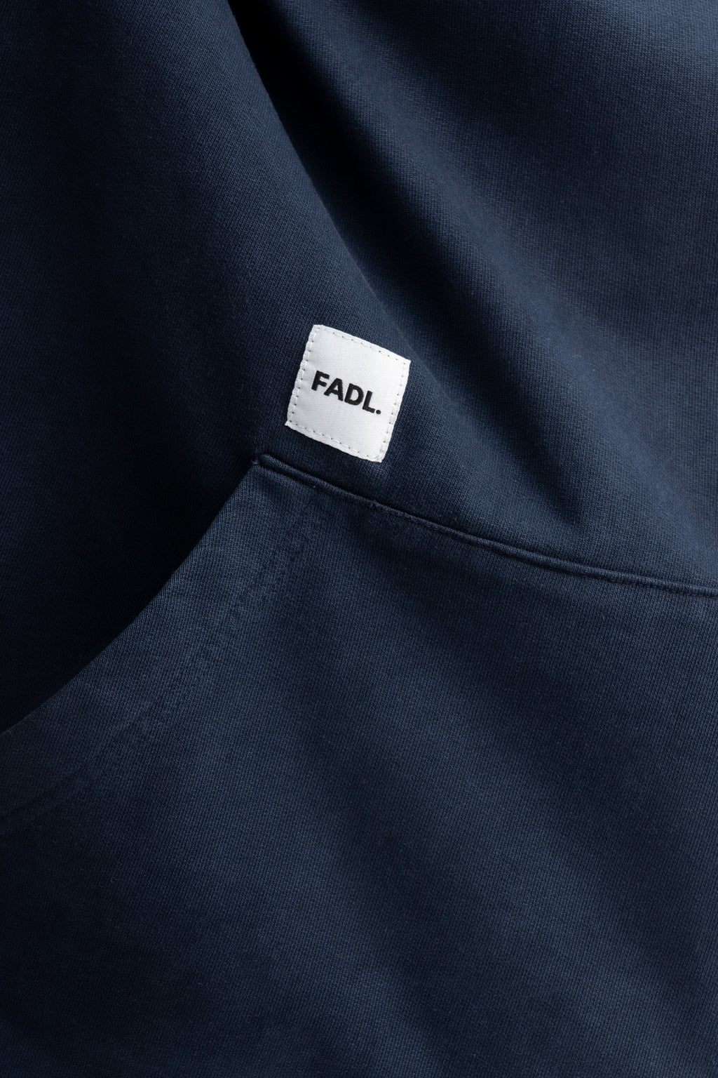 Patch hoodie - Washed Navy