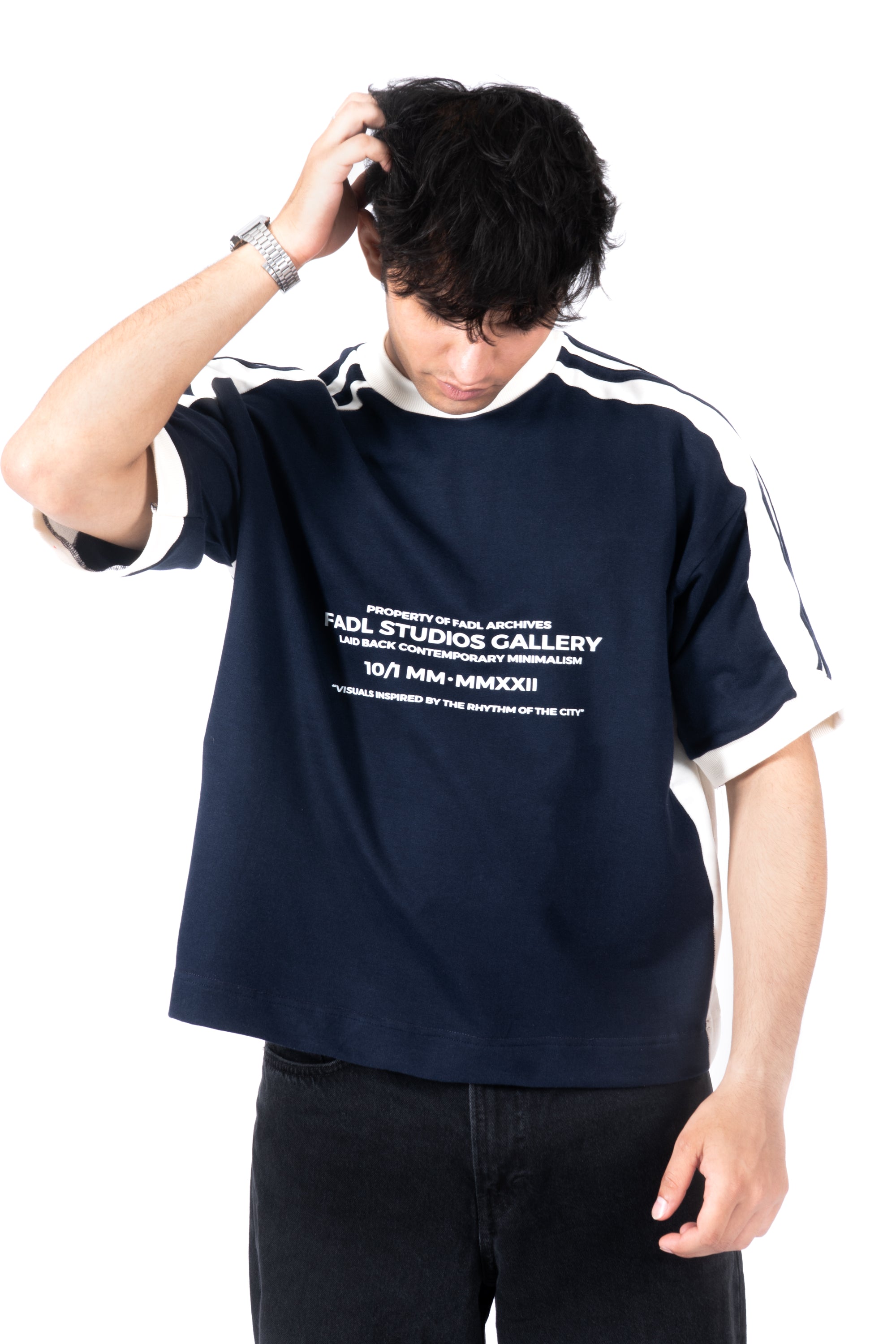 Archive Sports Jersey- Navy