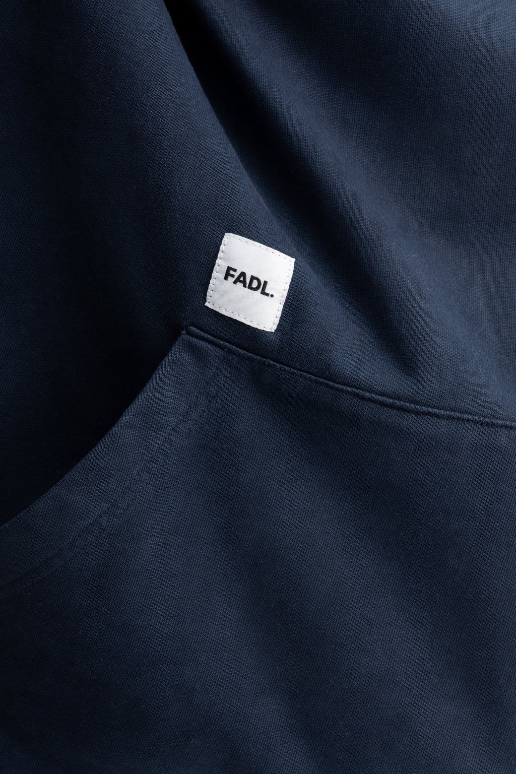Patch hoodie - Washed Navy