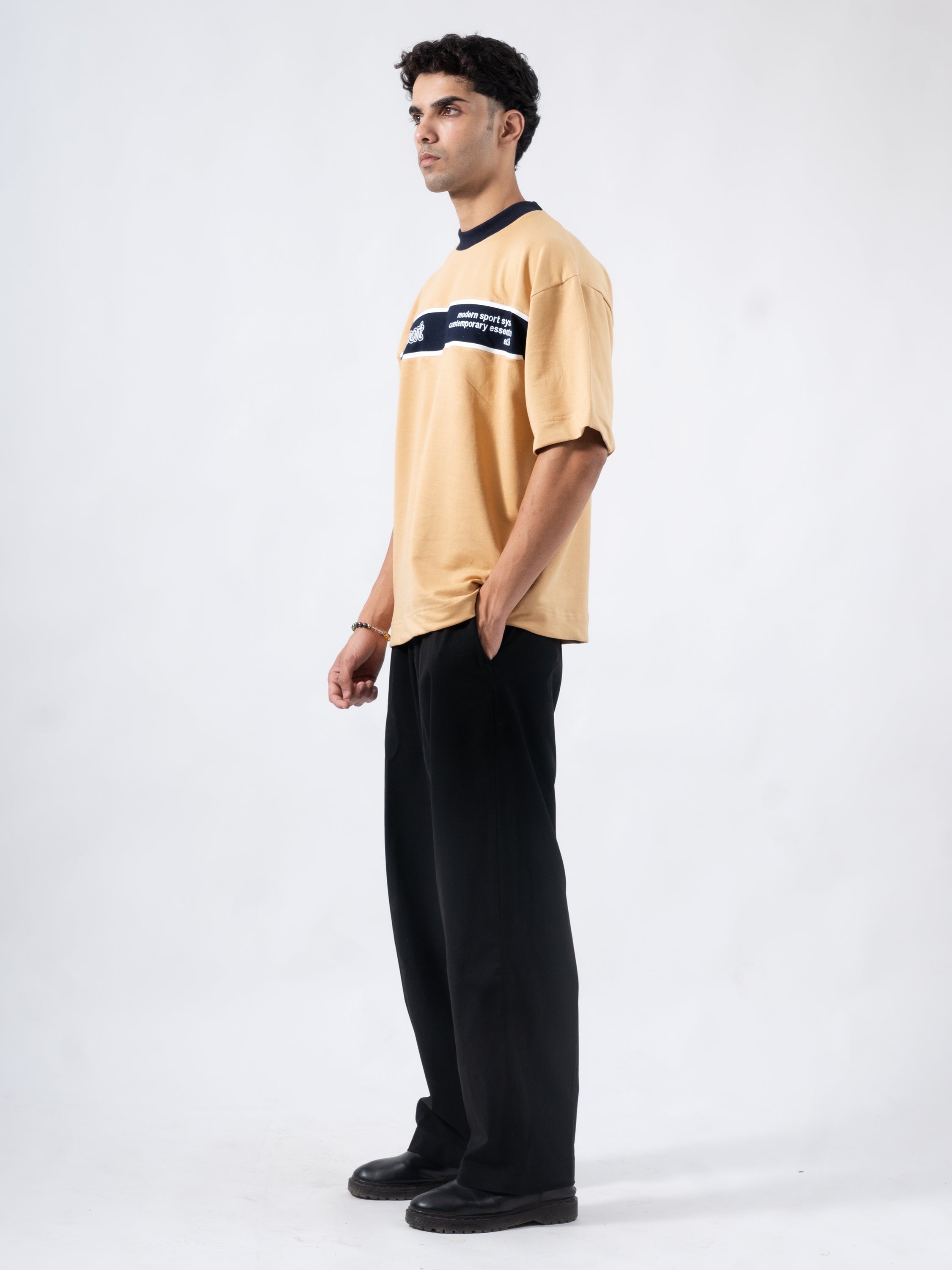 Sport Panel Tee - SAND