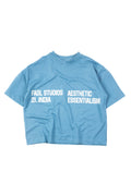Short Sleeve crewneck - Dusty blue