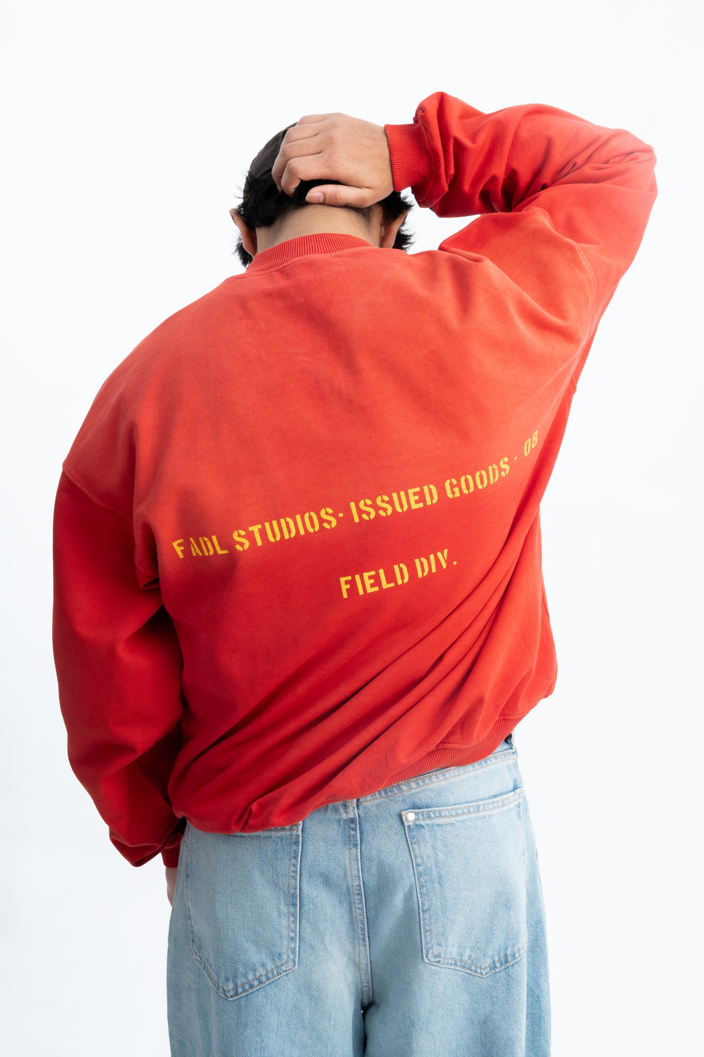 Sunfaded Sweatshirt- Red