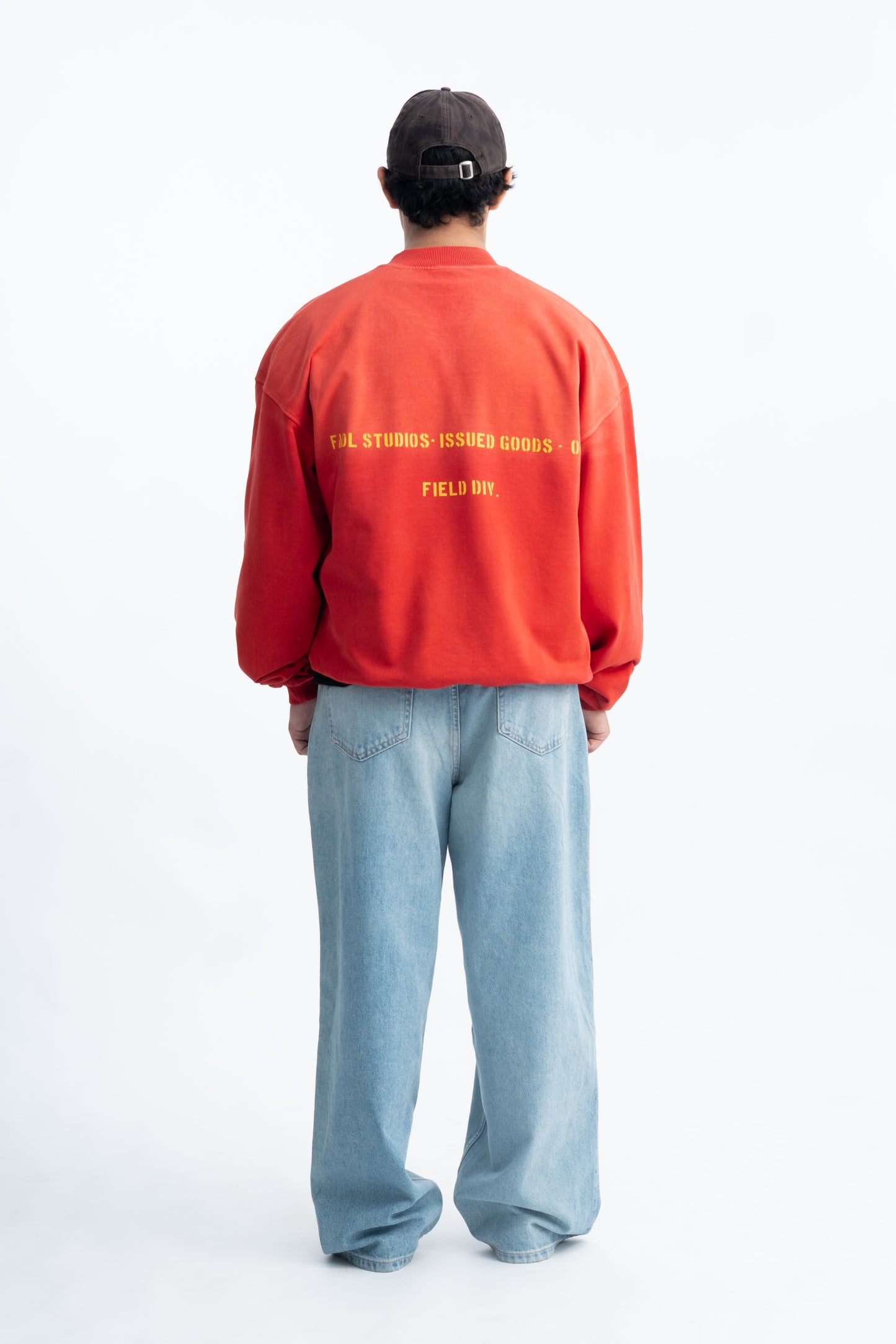 Sunfaded Sweatshirt- Red