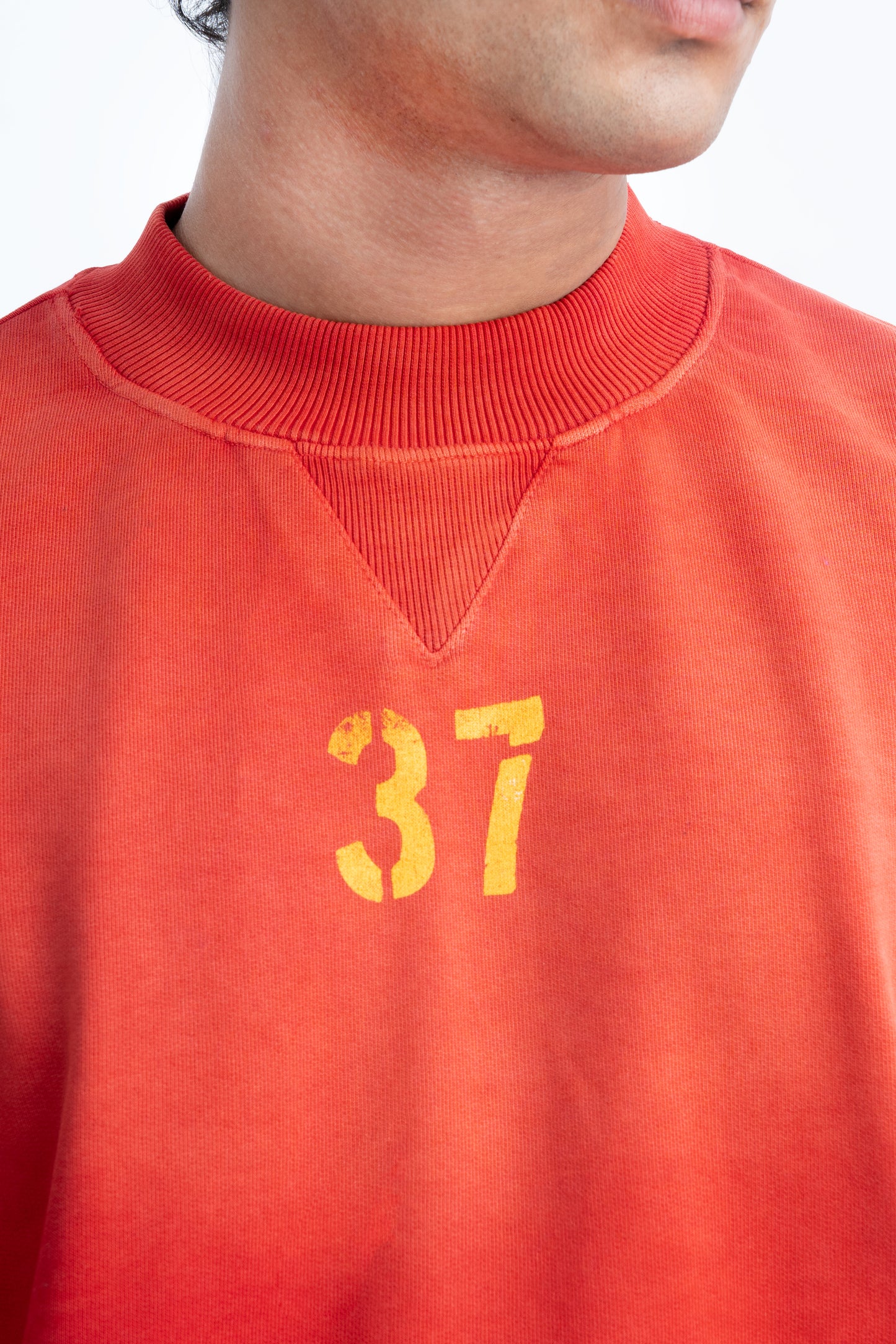 Sunfaded Sweatshirt- Red