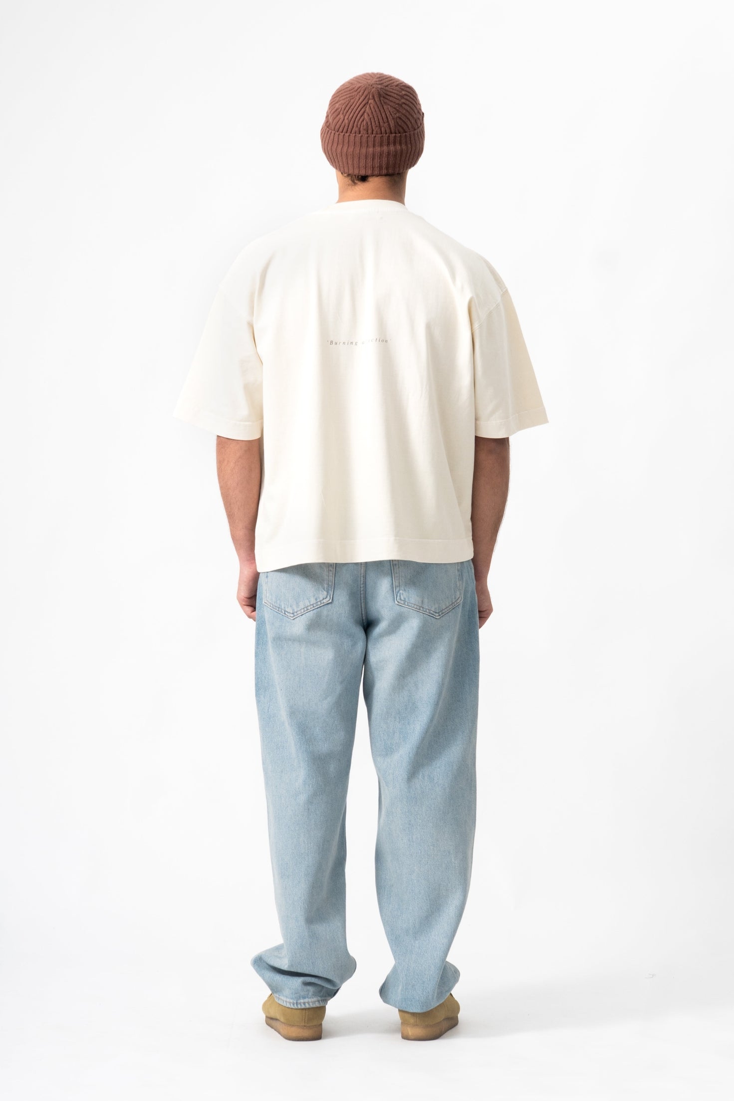 The burn Tee- Oat