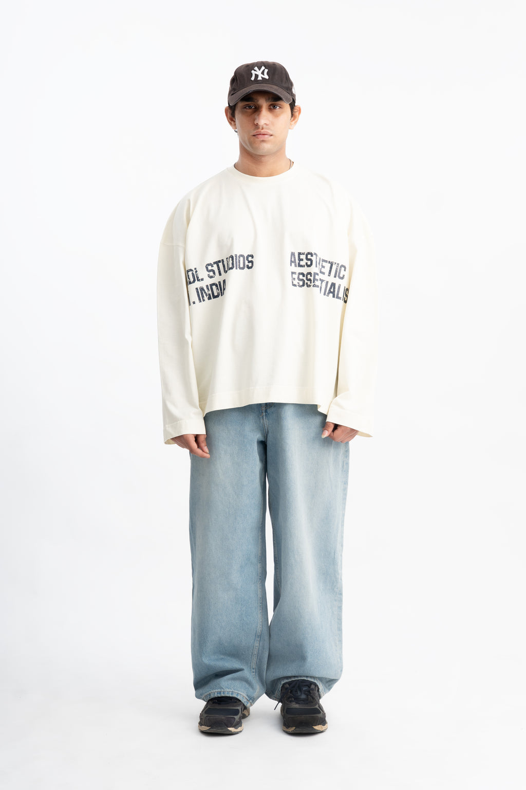 Long Sleeve Crewneck -Ecru