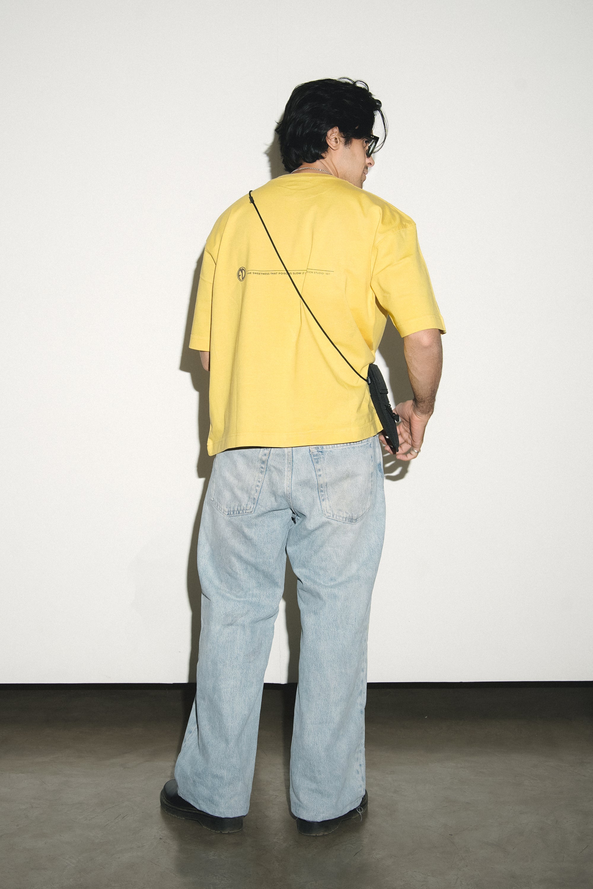 Desire Noir tee - Yellow