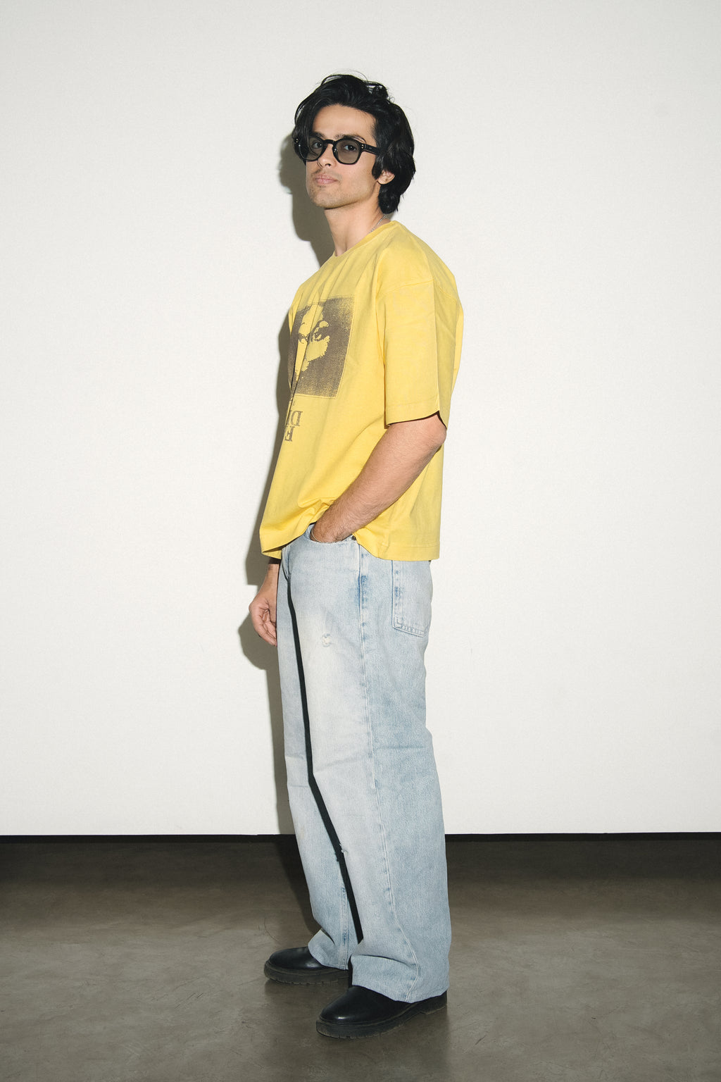 Desire Noir tee - Yellow