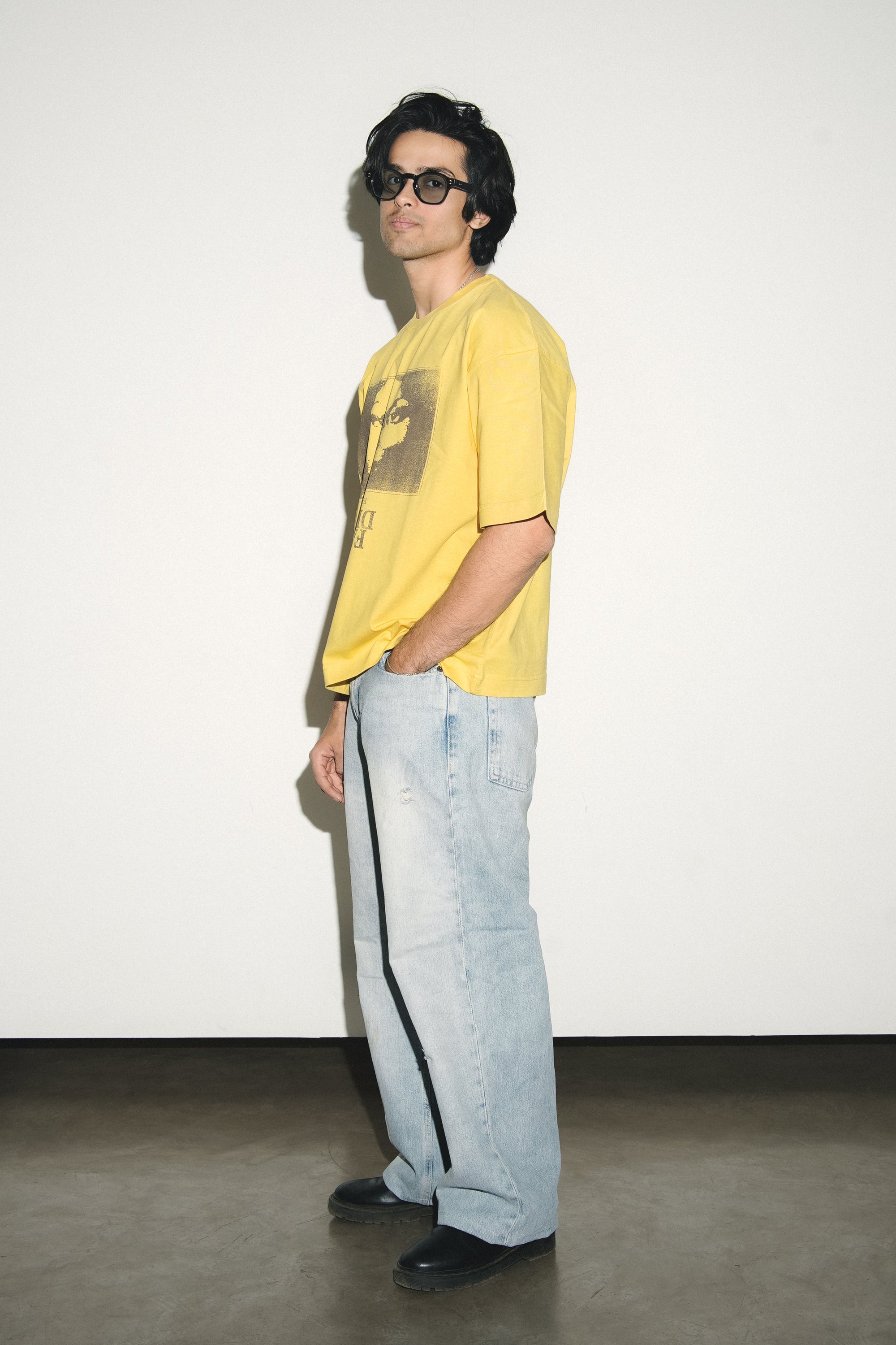 Desire Noir tee - Yellow