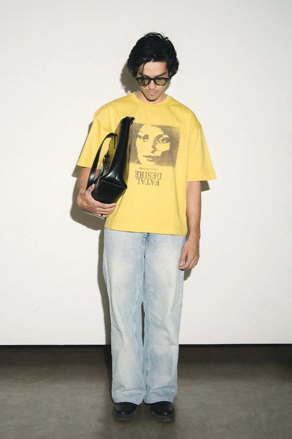 Desire Noir tee - Yellow