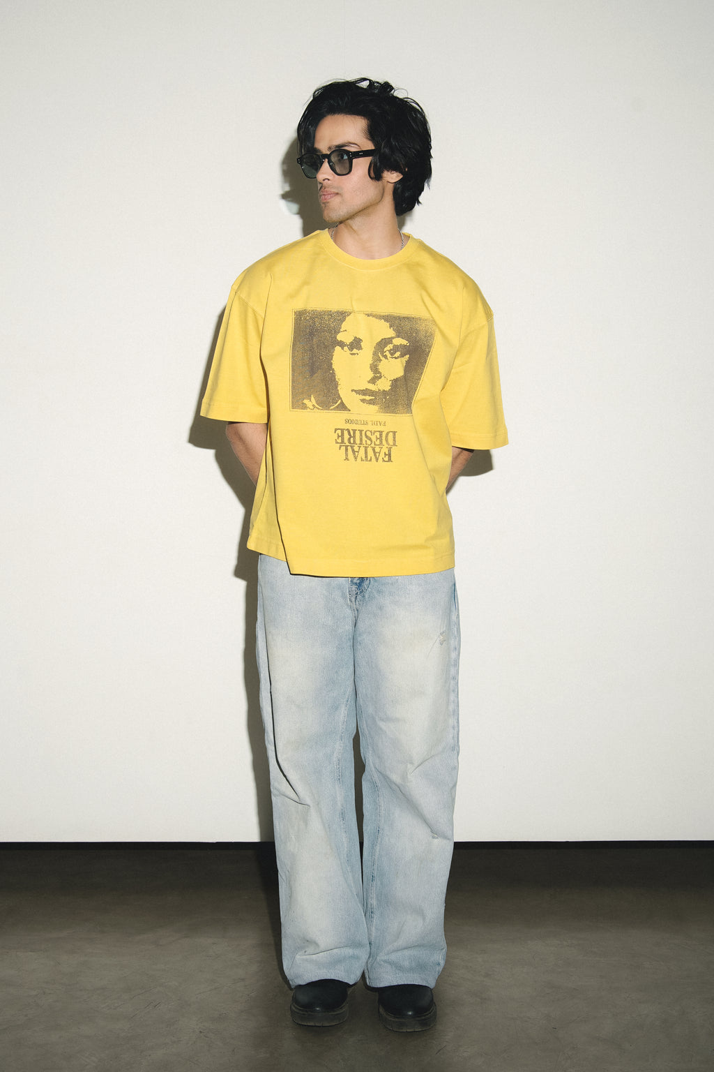 Desire Noir tee - Yellow
