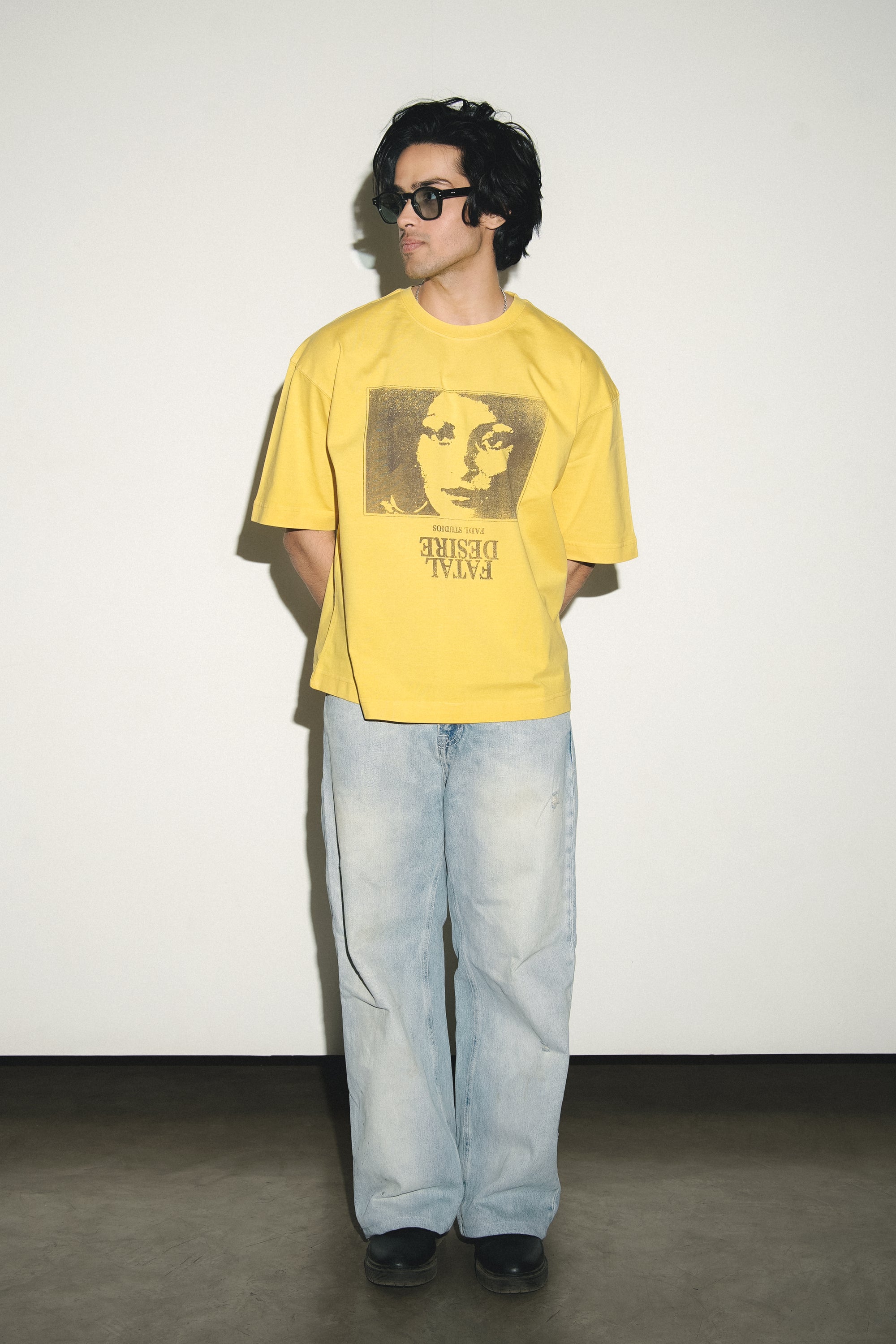 Desire Noir tee - Yellow
